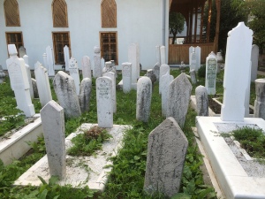Cemetery in the old city-- Bascarsija., Sarajevo.